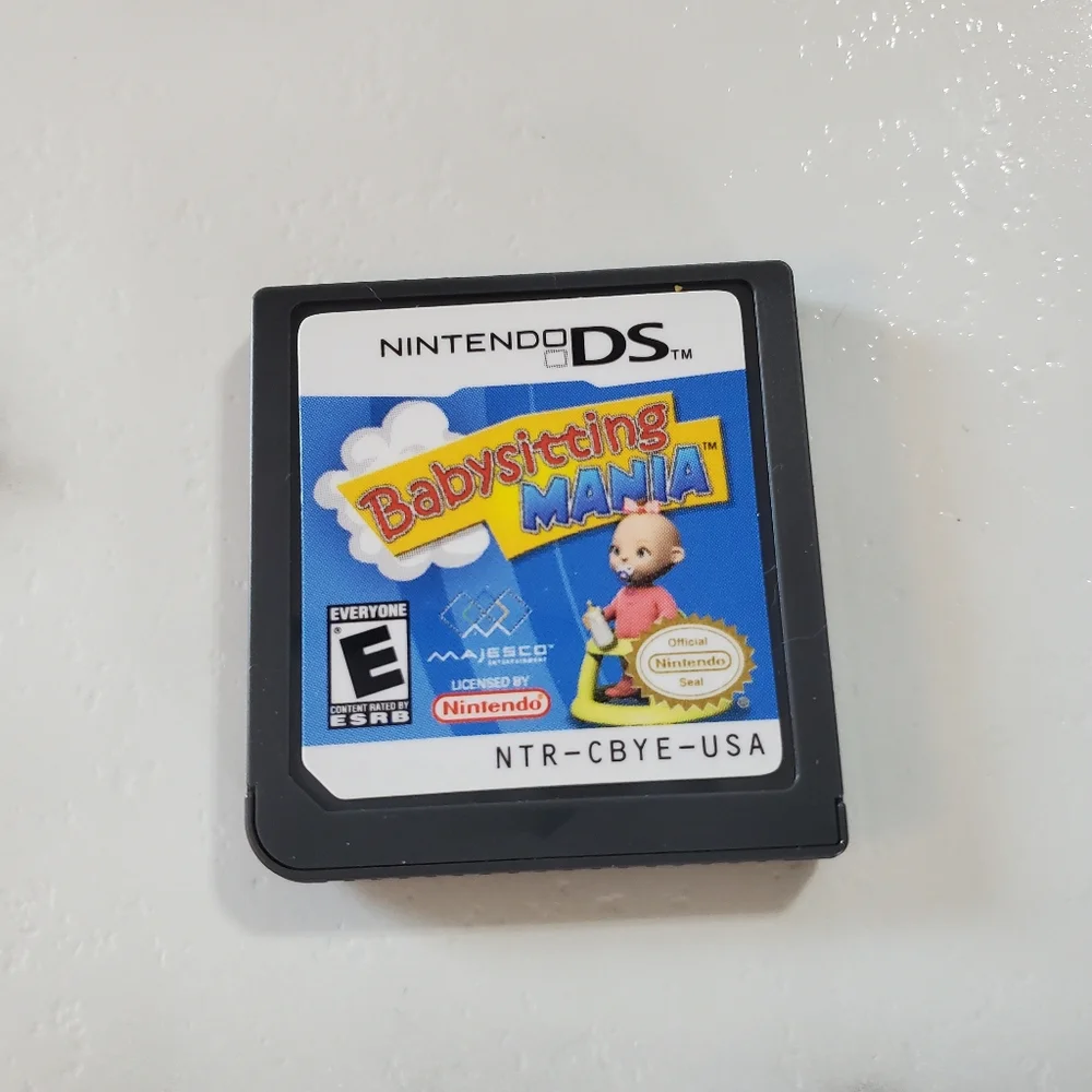 Babysitting Mania Nintendo DS Video Game  *TESTED*